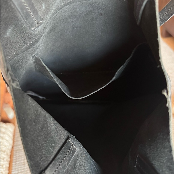 Madewell Black Leather Magazine Tote - Picture 5 of 5